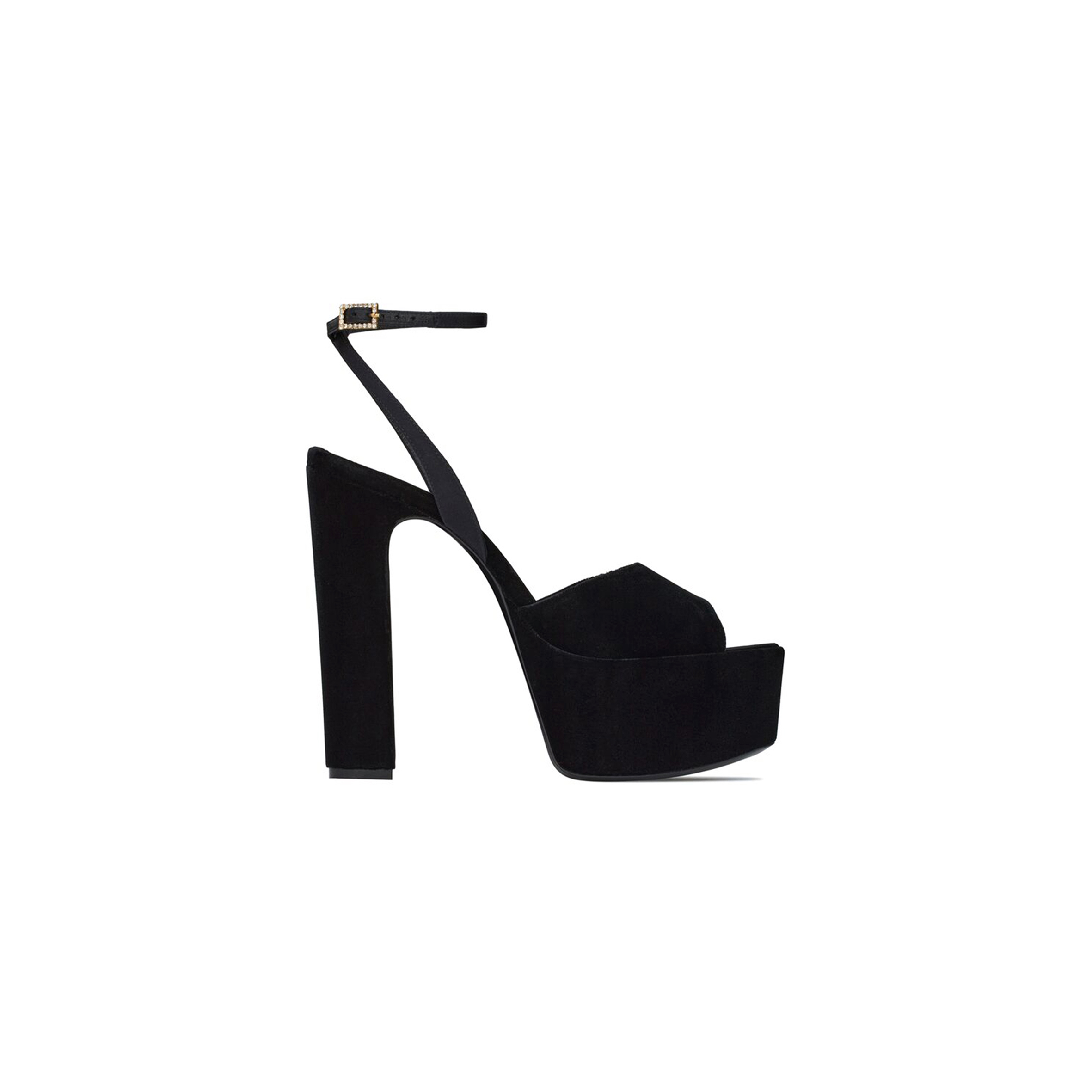 Y*L jodie platform sandals in velvet 716402gvoab1000